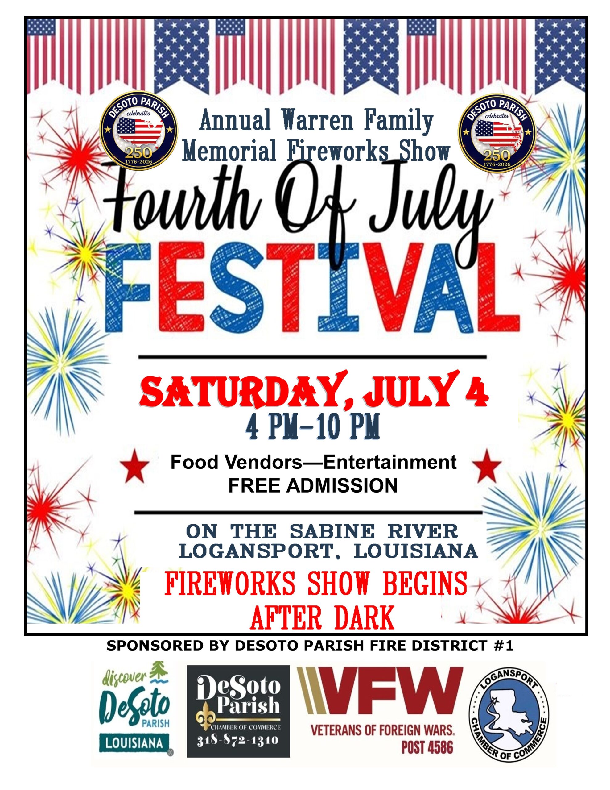 DeSoto Parish Celebrates America’s 250th Birthday