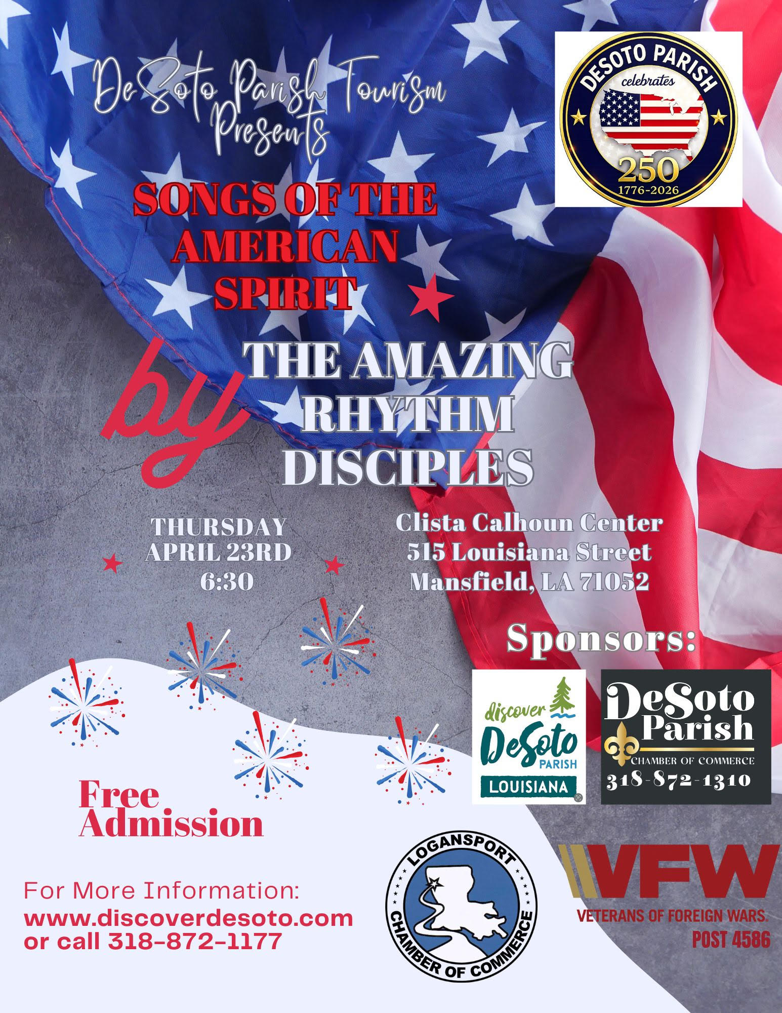 DeSoto Parish Celebrates America’s 250th Birthday